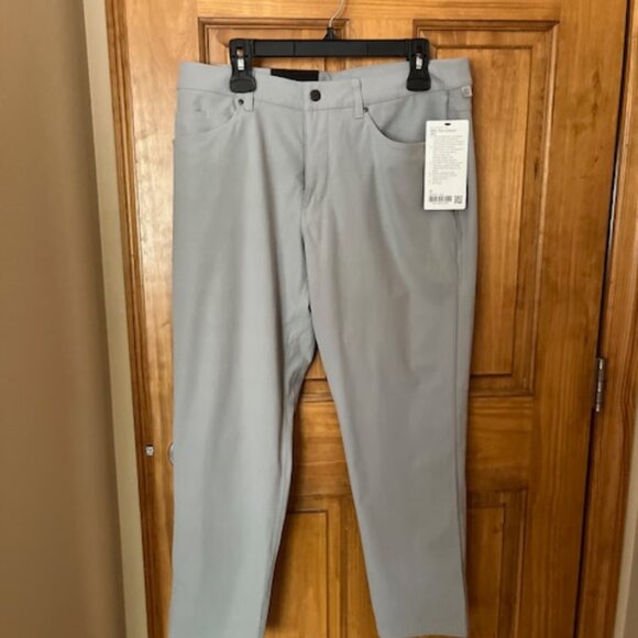NWT Lululemon ABC Pant Slim - silver drop - Picture 2 of 8